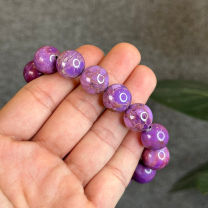 Natural Phosphosiderite Bracelet Size 14 mm