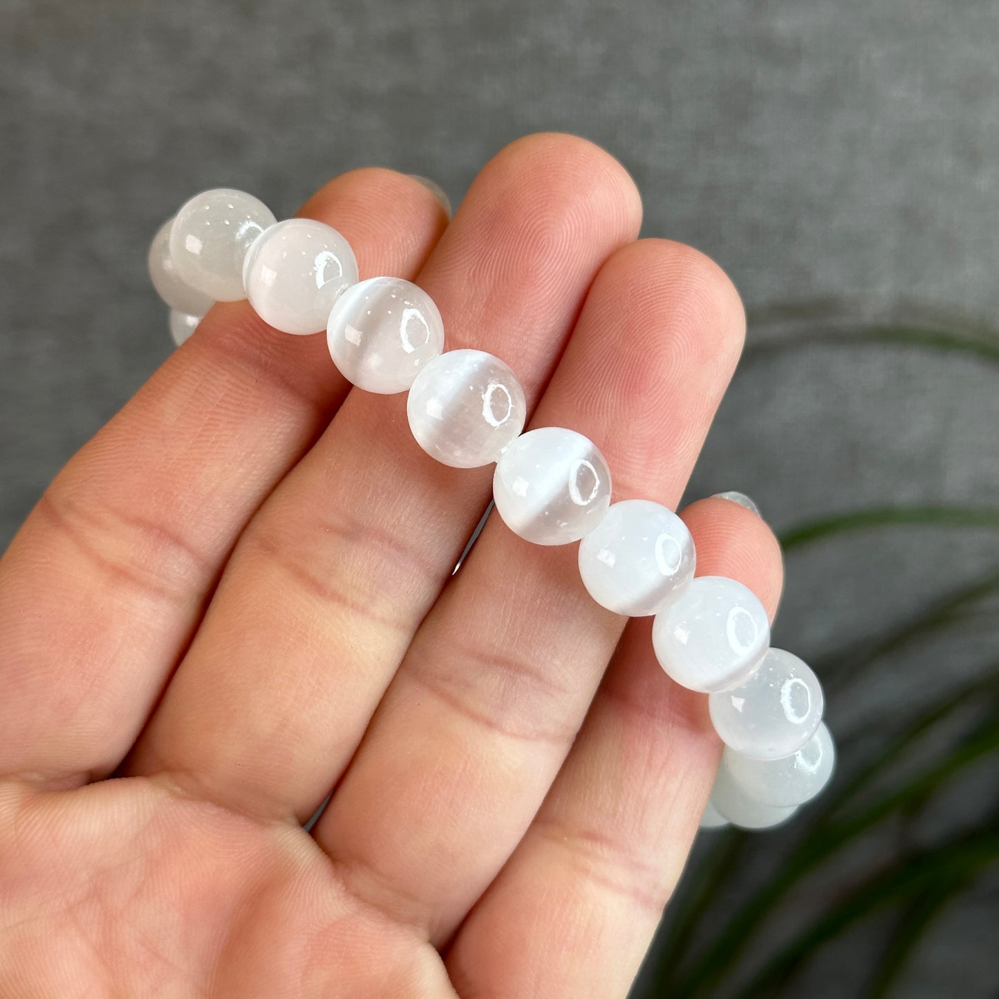 Selenite Bracelet Size 10.5 mm