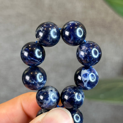 Blue Sodalite Bracelet Size 12 mm