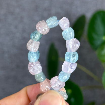 Natural Beryl Mixed Cuff Bracelet from Brazil