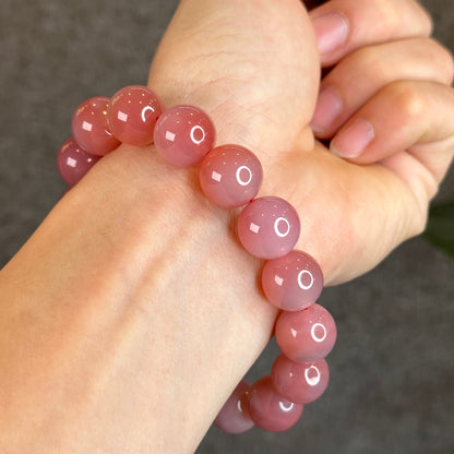 Natural Yanyuan Agate Bracelet Size 12.5 mm