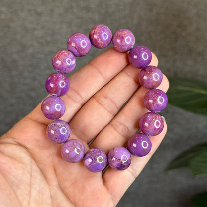 Natural Phosphosiderite Bracelet Size 14 mm