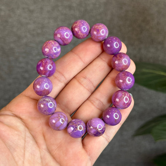 Natural Phosphosiderite Bracelet Size 14 mm