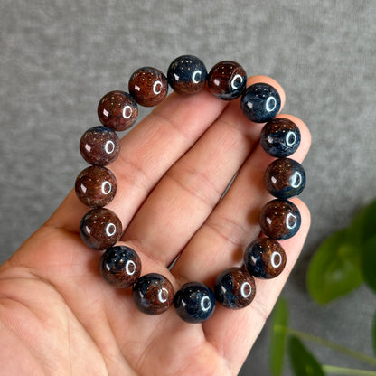 Burgundy Blue Pietersite Bracelet size 12.5 mm