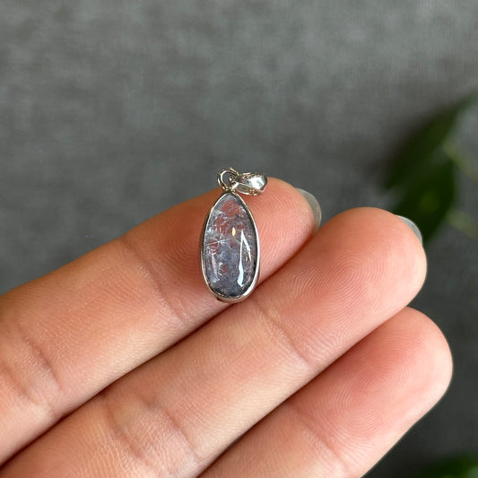 Dumortierite Pendant Silver Setting
