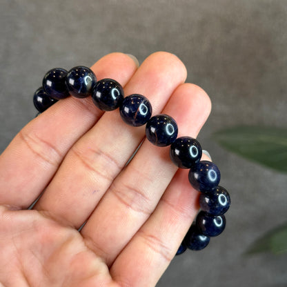 Natural Blue Sodalite Bracelet Size 11 mm