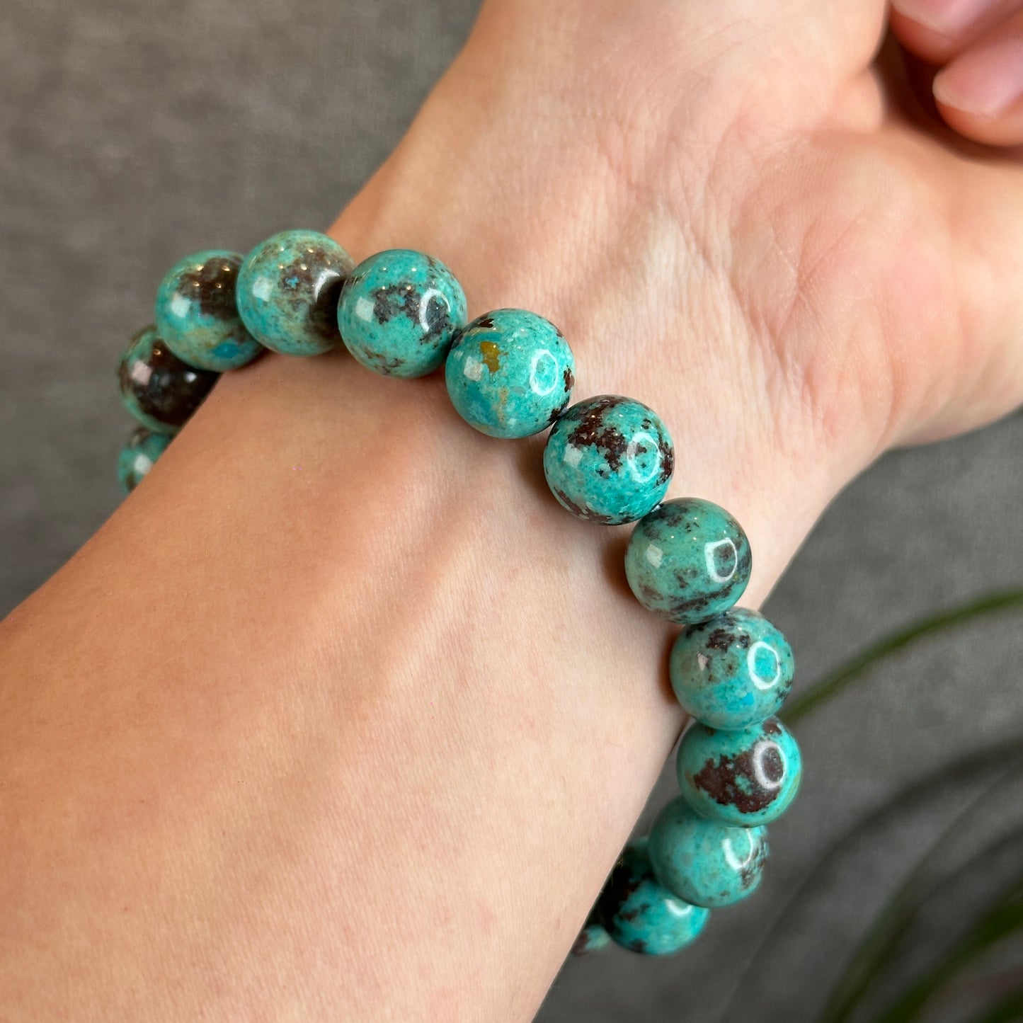 Phoenix Chrysocolla mixed Turquoise Bracelet Size 12 mm