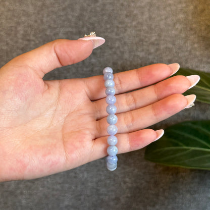 Lavendar Jade Bracelet Size 7.5 mm