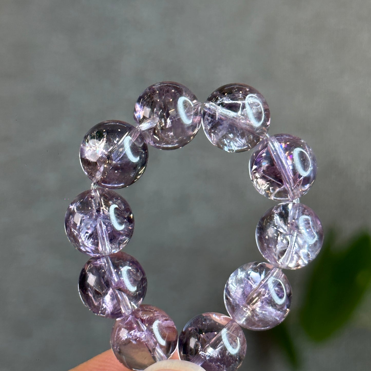 Rainbow Amethyst Bracelet Size 9.7 mm