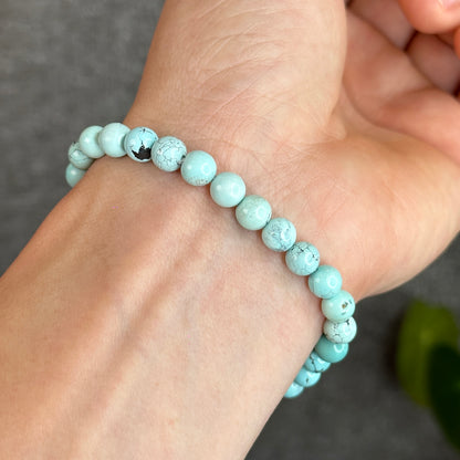Natural Turquoise Bracelet Size 6.3 mm