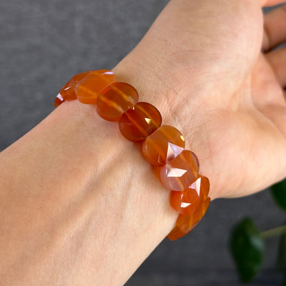 Carnelian Cuff Bracelet from Madagascar