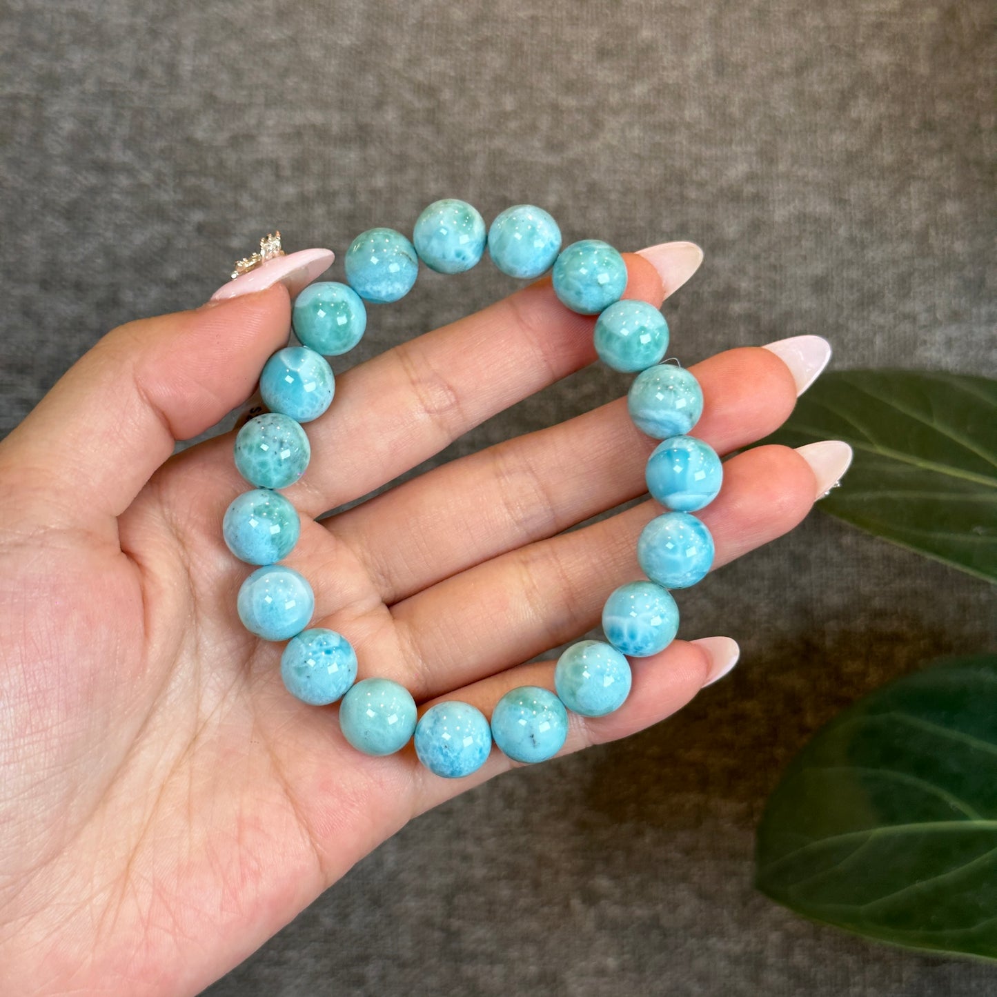 Bracelet Larimar Taille 10 mm