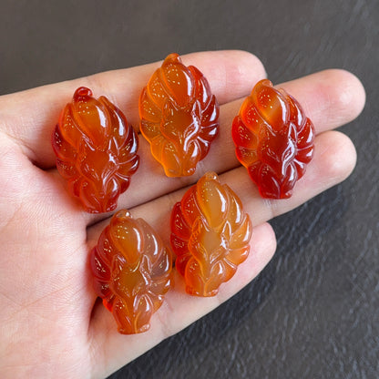 9 Tail Fox Ho Ly Natural White Agate VIP Accessory