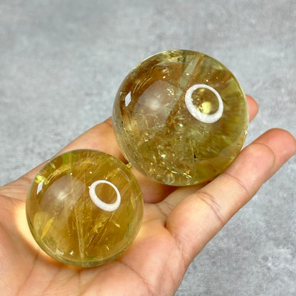 Natural Citrine Sphere