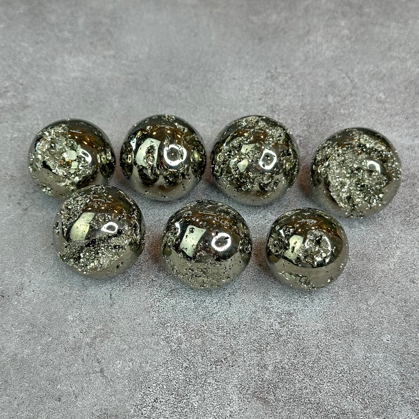 Natural Pyrite Sphere - High Quality