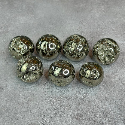 Natural Pyrite Sphere - High Quality