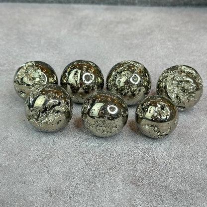 Natural Pyrite Sphere - High Quality