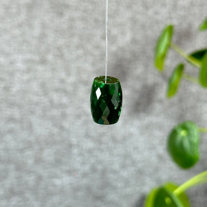 Faceted Lu Thong Nephrite Jade Charm