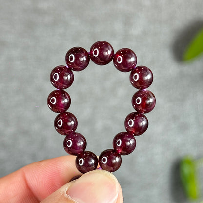 Deep Plum Star Garnet VIP Bracelet Size 7.3 mm