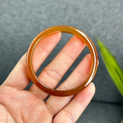 Natural Agate Bangle Square Style Size 54 mm