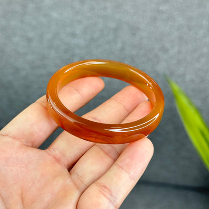 Natural Agate Bangle Square Style Size 54 mm