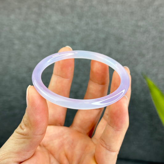 Natural Agate Bangle Chopstick Style Size 56.7 mm