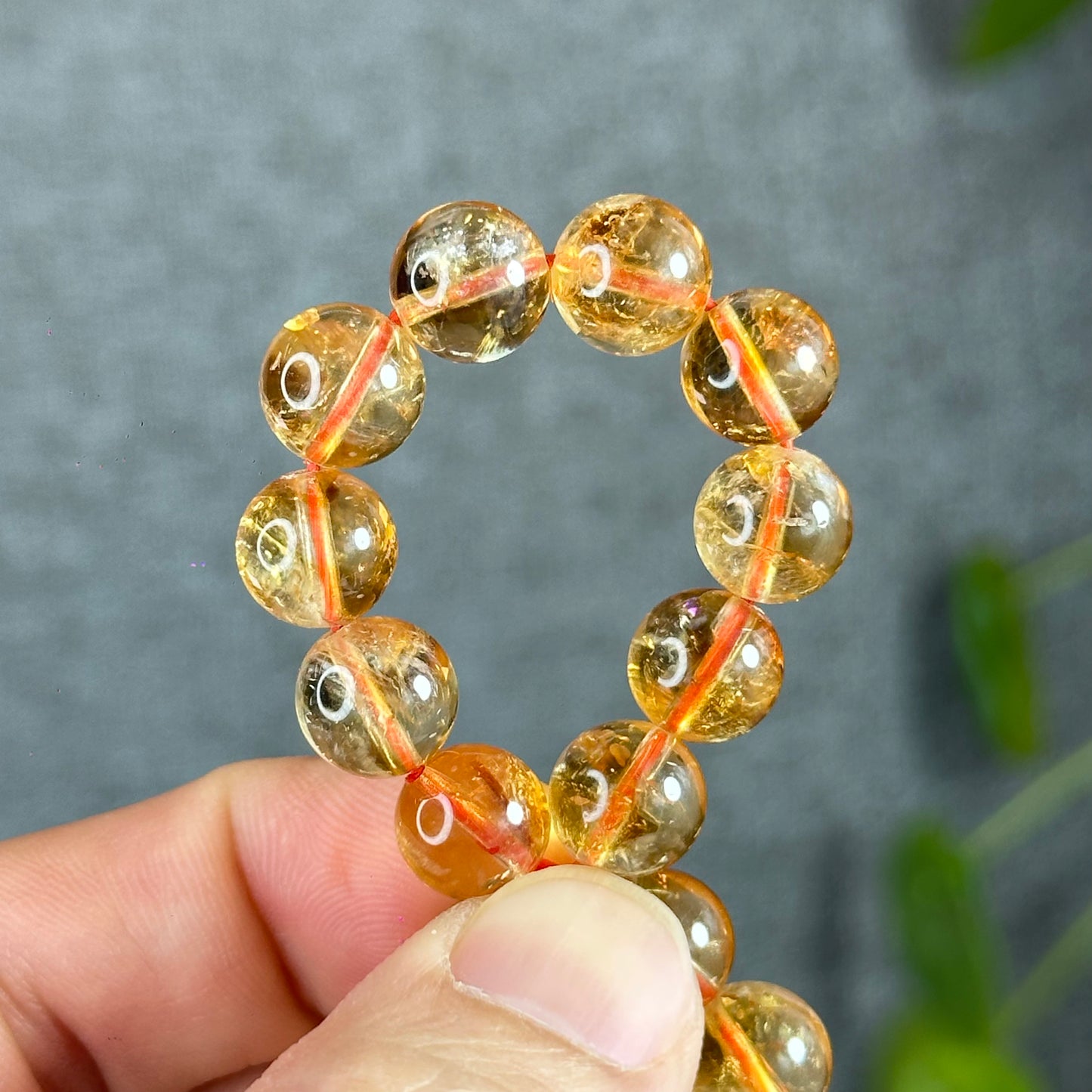 Natural Citrine Bracelet Size 9.5 mm