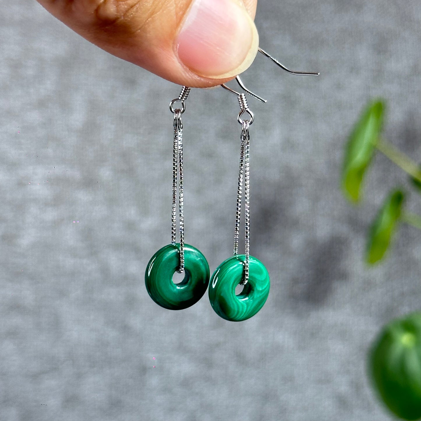 Dong Dieu Malachite Ear rings