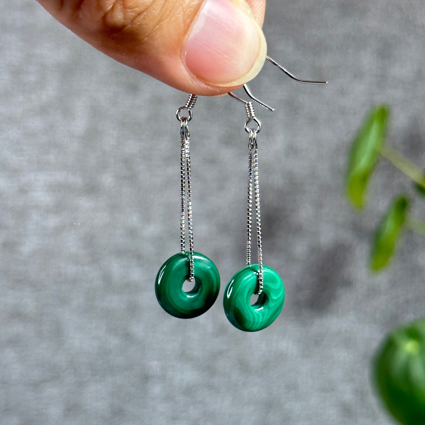 Dong Dieu Malachite Ear rings