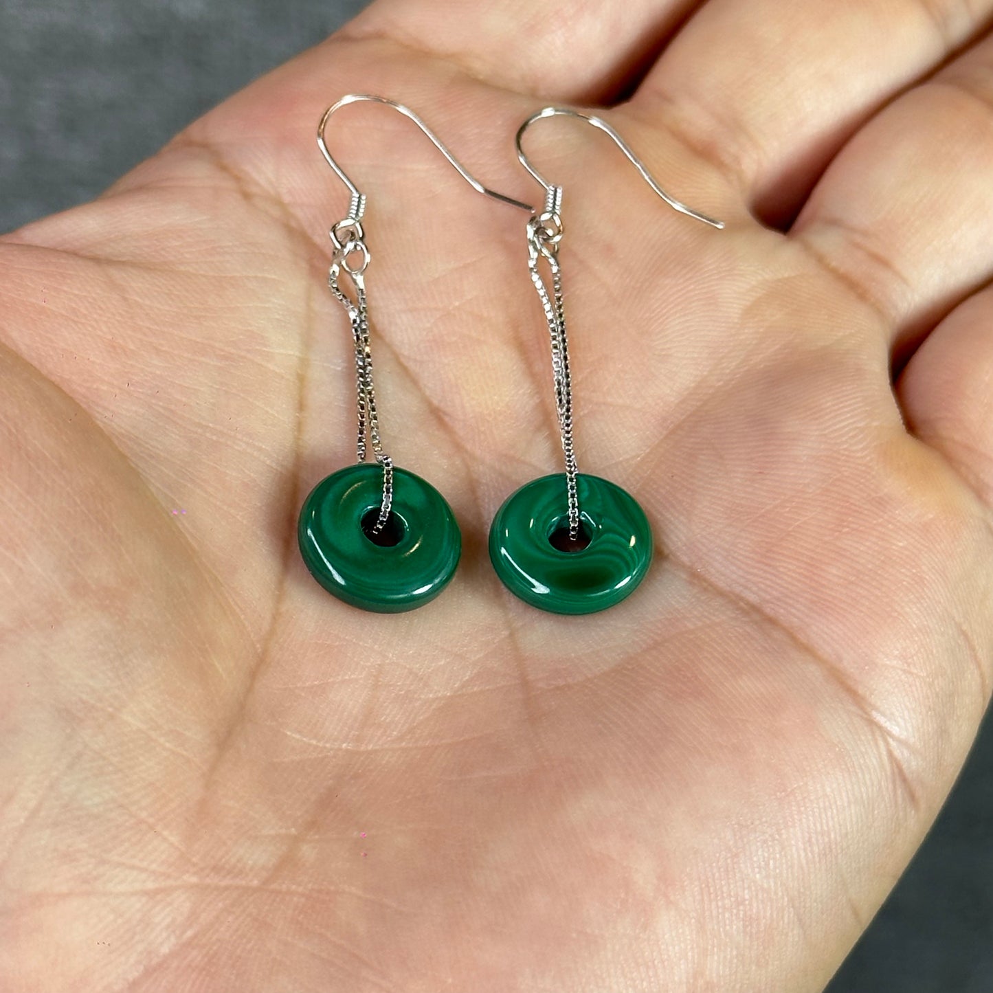 Dong Dieu Malachite Ear rings