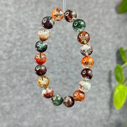 Multi Colour Natural Landscape Quartz VIP Bracelet Size 11.5 mm