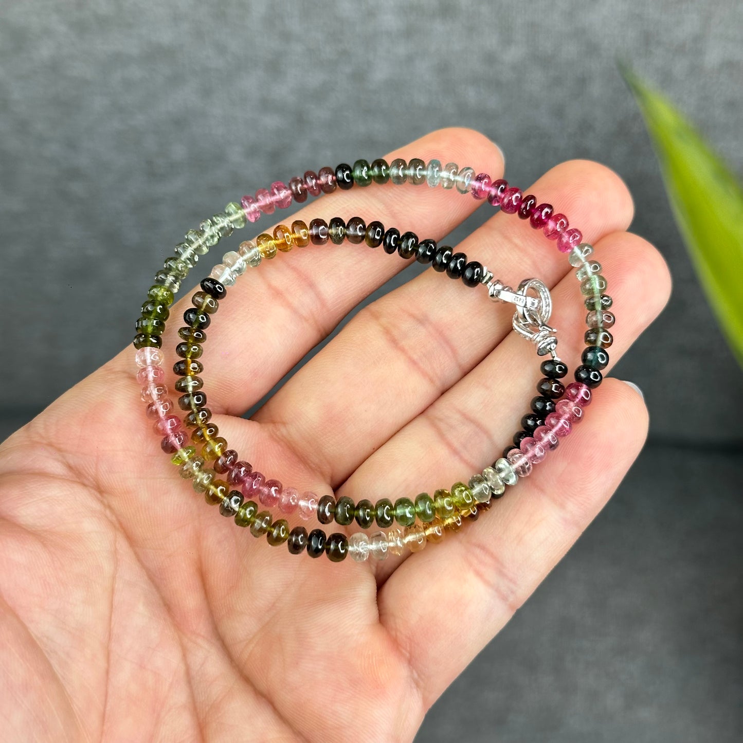 Natural Tourmaline VIP Triple Wrap Bracelet Size 5 mm