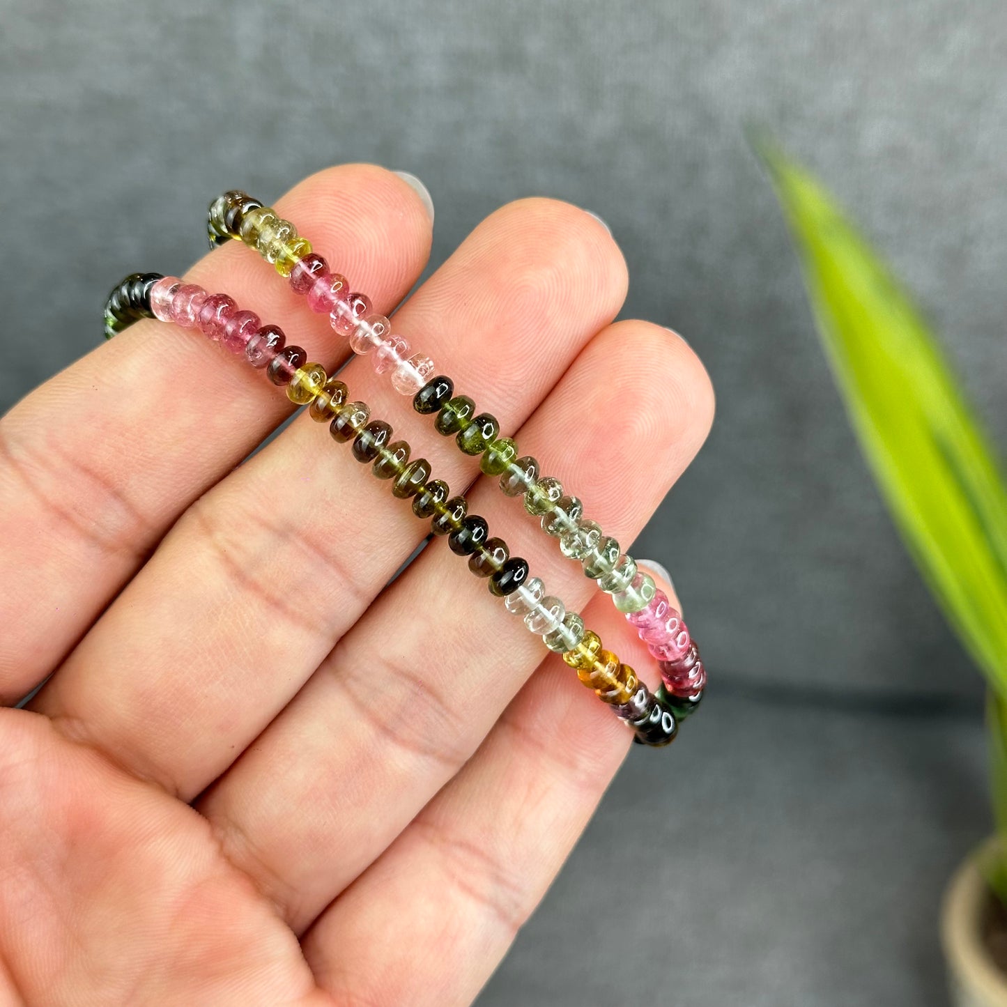Natural Tourmaline VIP Triple Wrap Bracelet Size 5 mm