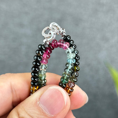 Natural Tourmaline VIP Triple Wrap Bracelet Size 5 mm