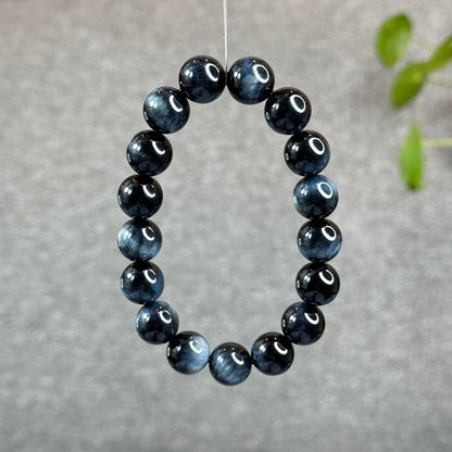 Natural Blue Tiger Eye Bracelet Size 12 mm