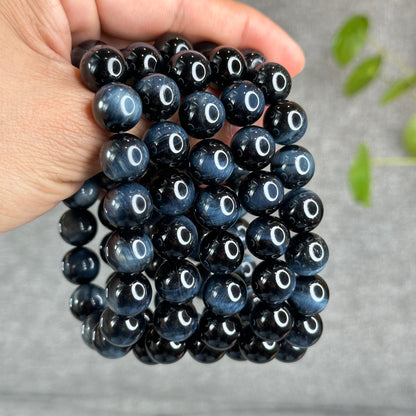 Natural Blue Tiger Eye Bracelet Size 12 mm