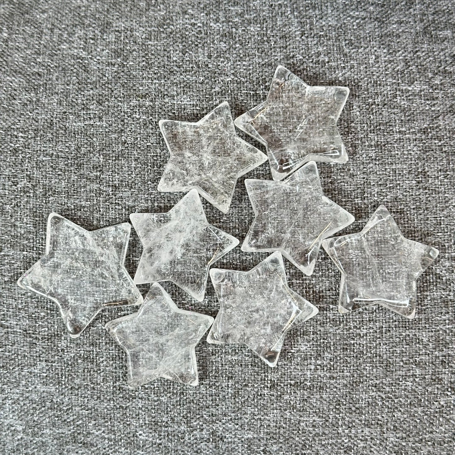 Natural Clear Quartz Star Figurine
