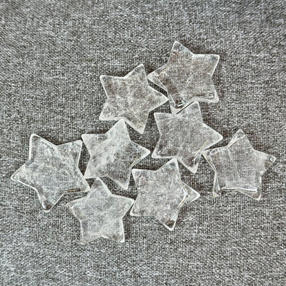 Natural Clear Quartz Star Figurine