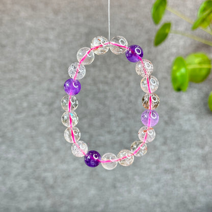Natural Super 7 Bracelet Size 10 mm