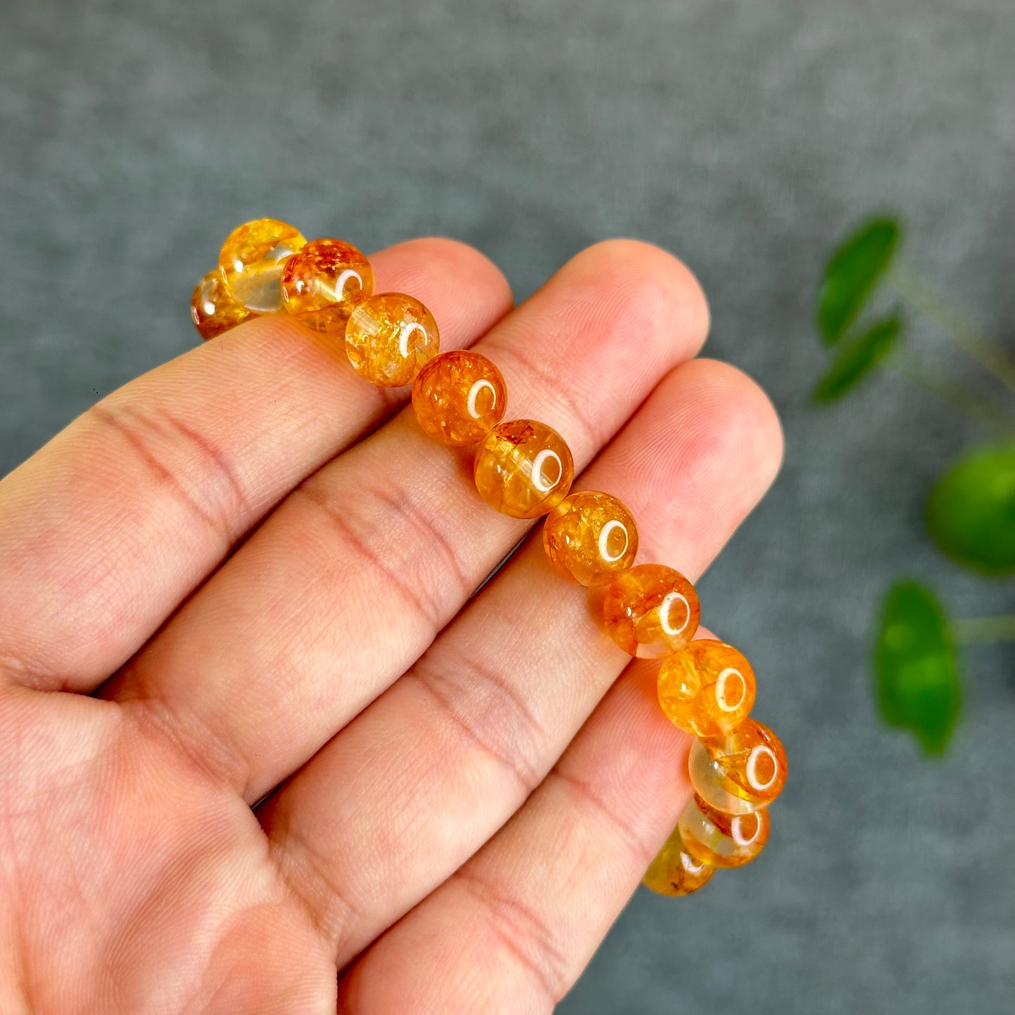 Natural Golden Healer Bracelet Size 9 mm