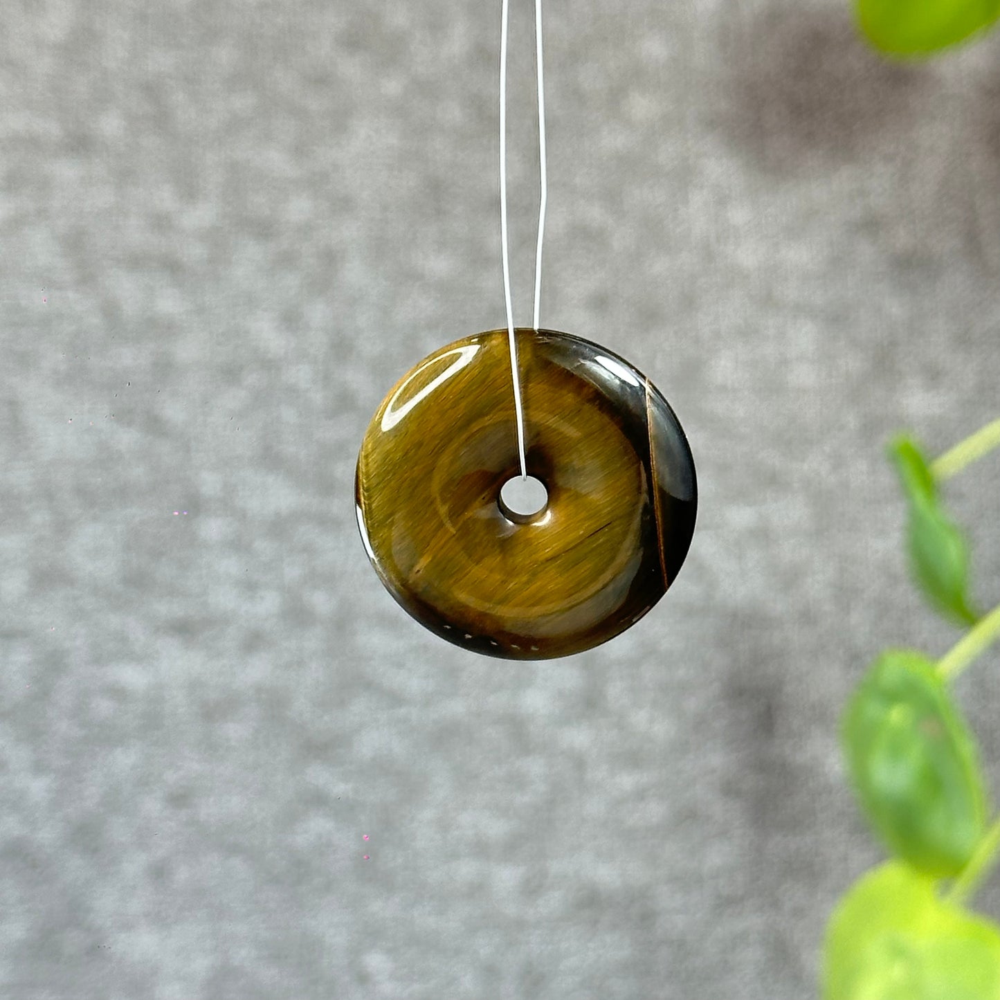 Natural Tiger Eye Dong Dieu Pendant