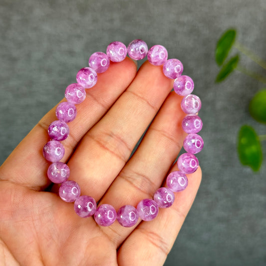 Natural Lepidolite Bracelet Size 8 mm