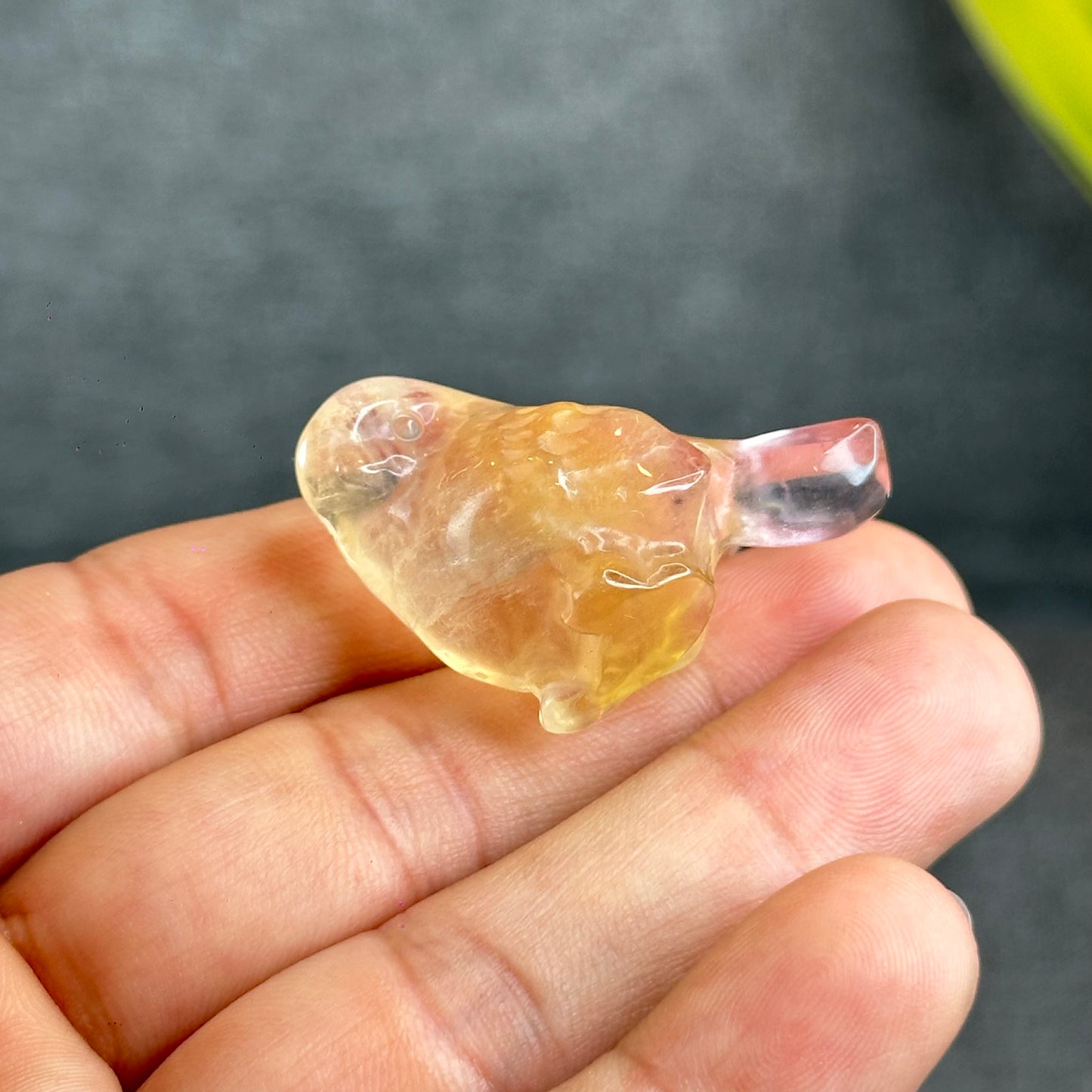 Natural Fluorite Bird Figurine
