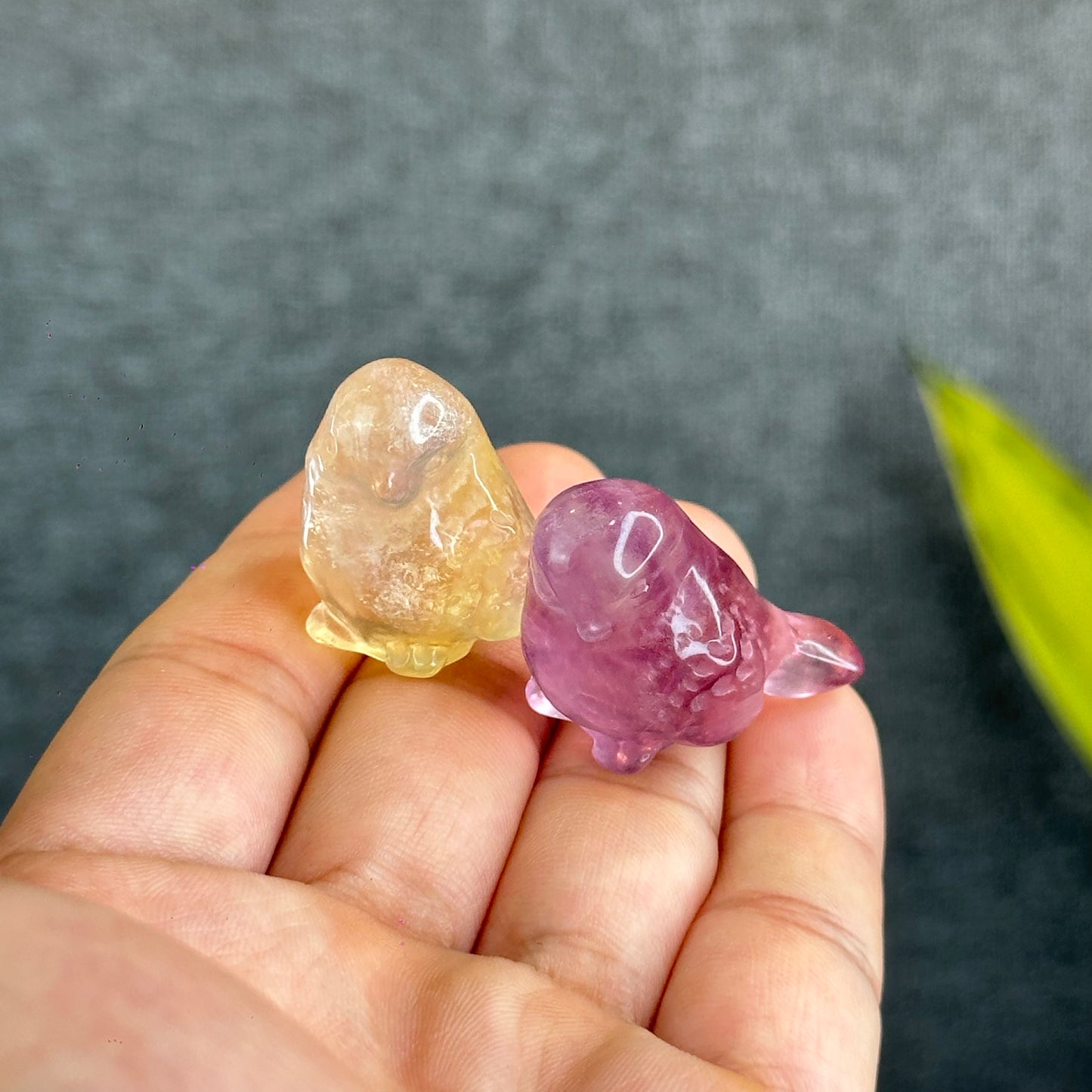 Natural Fluorite Bird Figurine