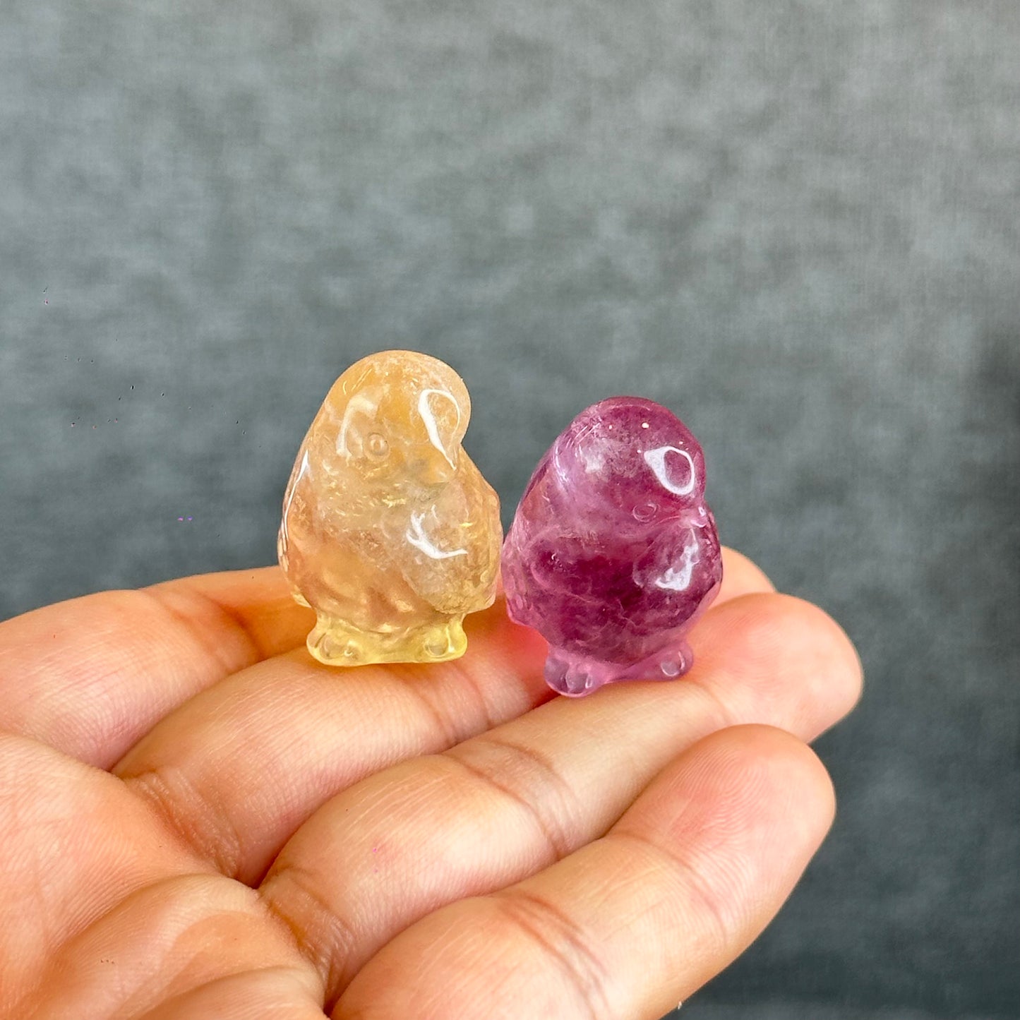 Natural Fluorite Bird Figurine