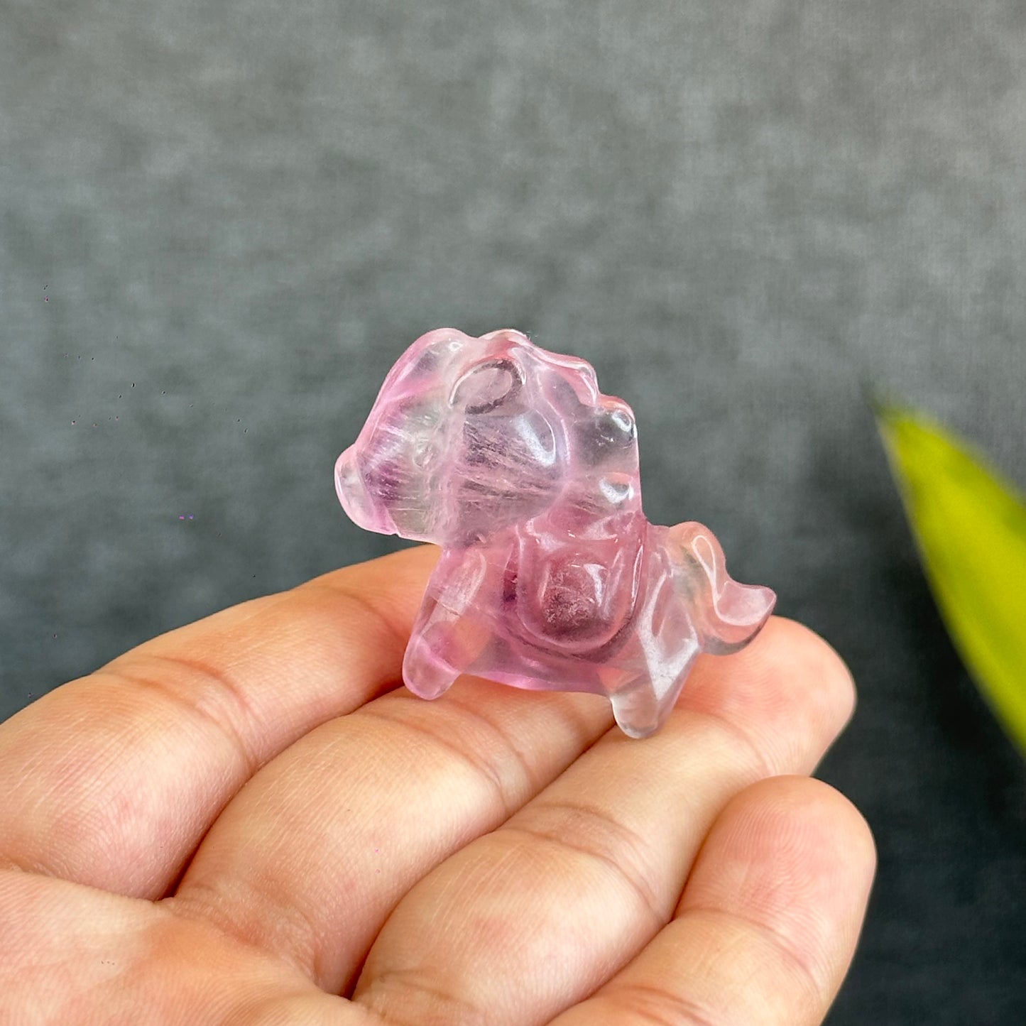 Natural Fluorite Horse Figurine