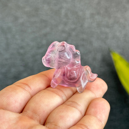 Natural Fluorite Horse Figurine