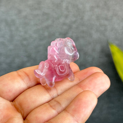 Natural Fluorite Horse Figurine