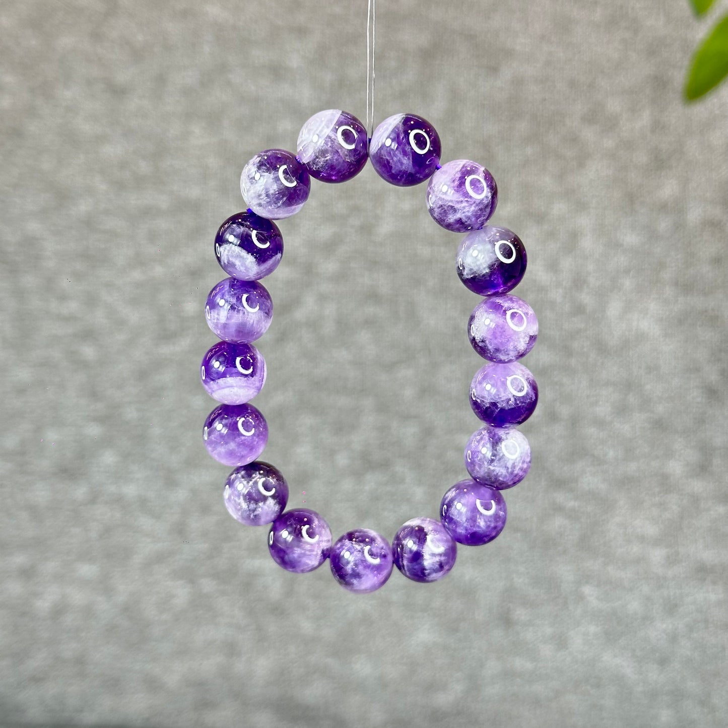 Natural Dream Amethyst Bracelet Size 12 mm