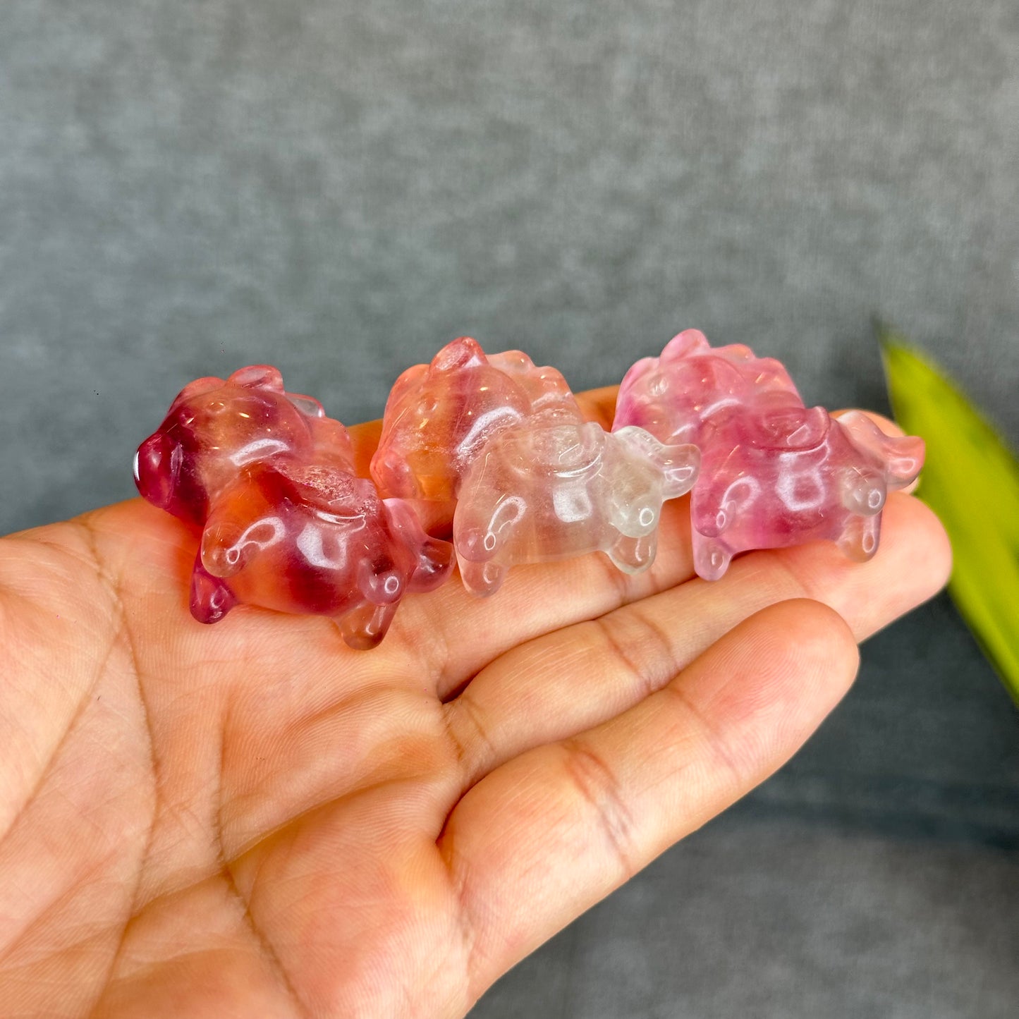 Natural Fluorite Horse Figurine